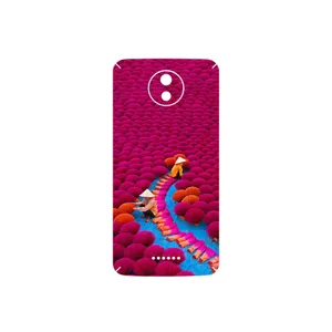 MAHOOT Vietnam Incense Wood Farms Cover Sticker for Motorola Moto C Plus