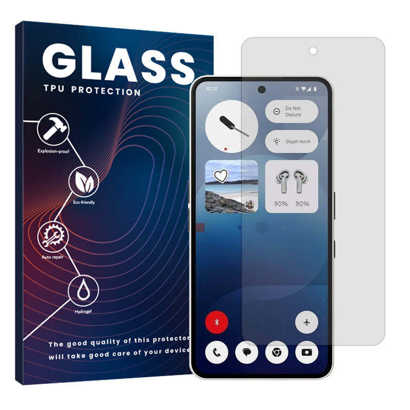 محافظ صفحه نمایش مات گلس مدل Resistant مناسب برای گوشی موبایل ناتینگ Phone 3a