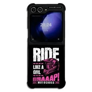 AKAM AMC-WSGZFLIP5-MOTORCYCLE-22 Cover For Samsung Galaxy Z Flip 5