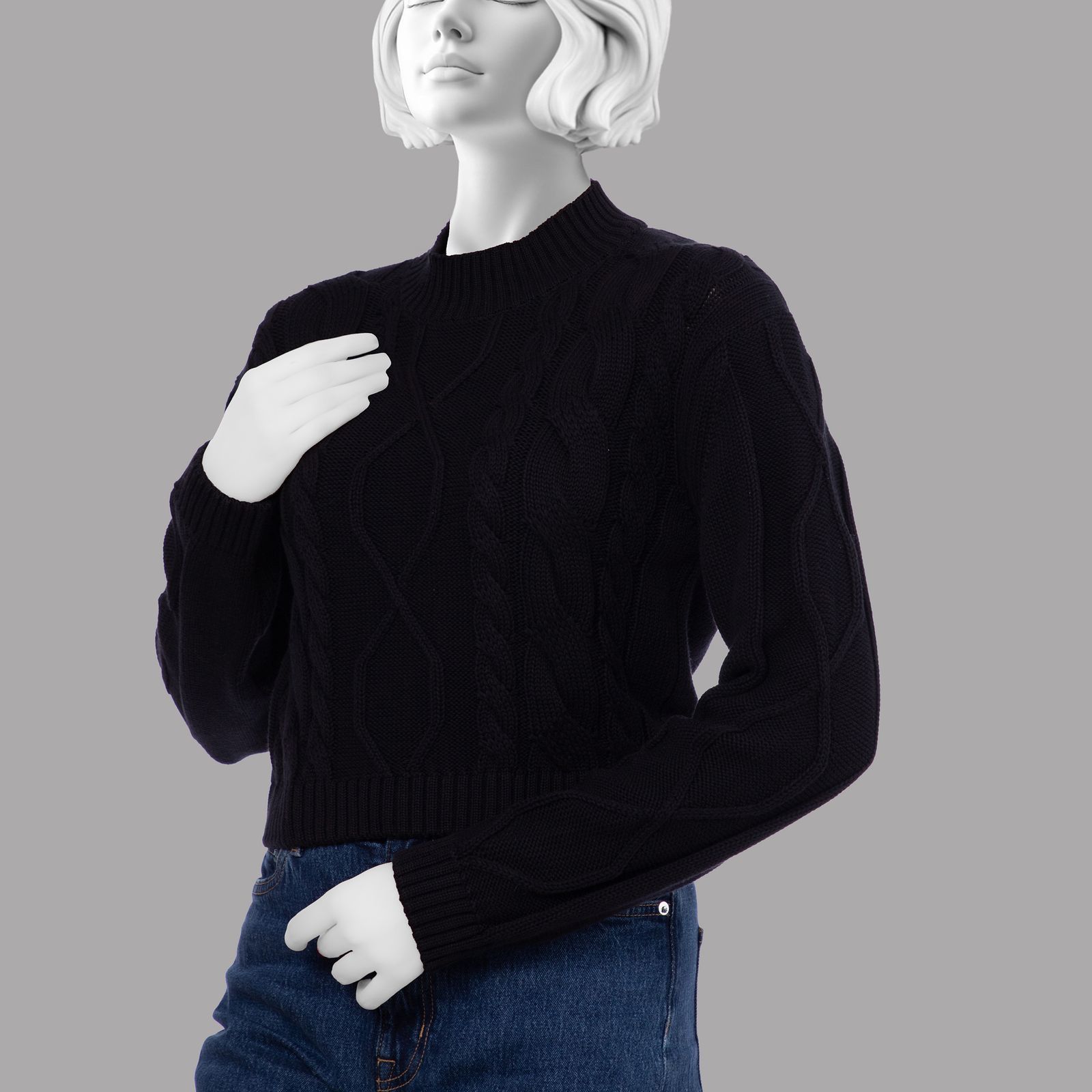 کراپ پلیور زنانه آر اِن اِس مدل 2700 -  - 6