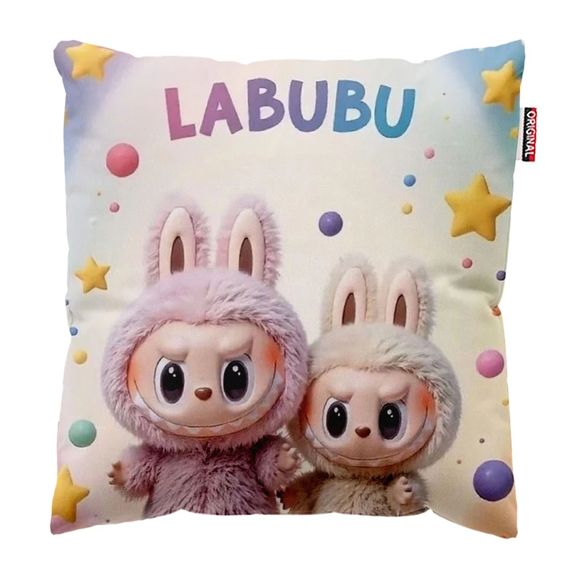 کوسن پاد آفرین طرح لبوبو سایز 30* 30 سانتی متر