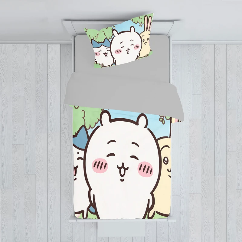 سرویس روتختی مدل خرس کارتونی TXY534 تک نفره 5 تکه