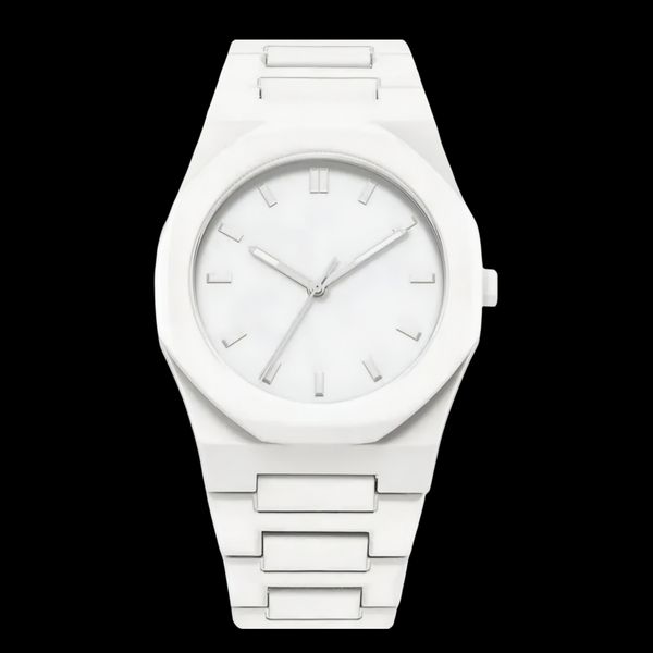 ساعت مچی عقربه‌ای کوارتز مردانه مدل کلاسیک بند سبک قفل مخفی کد ۱۲