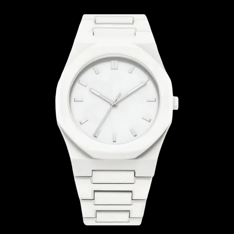 ساعت مچی عقربه‌ای کوارتز مردانه مدل کلاسیک بند سبک قفل مخفی کد ۱۲