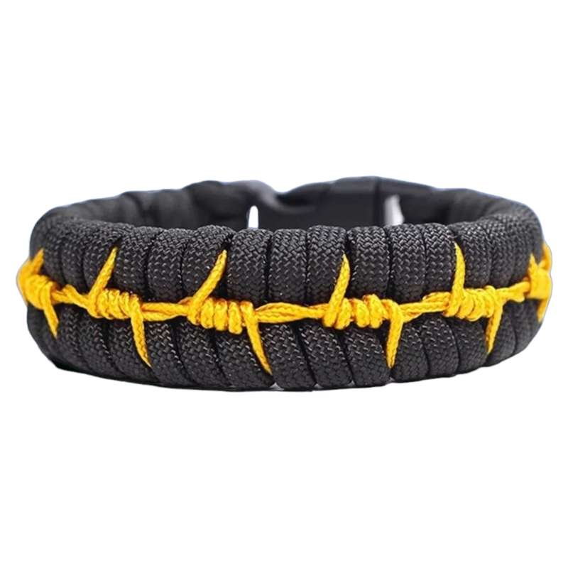 دستبند مدل بافت سیم خاردار دستبند مدل بافت سیم خاردار