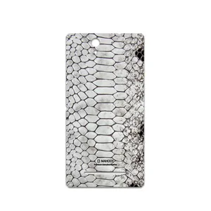 MAHOOT Cobra-Belly-Leather Cover Sticker for Sony Xperia C3 Dual