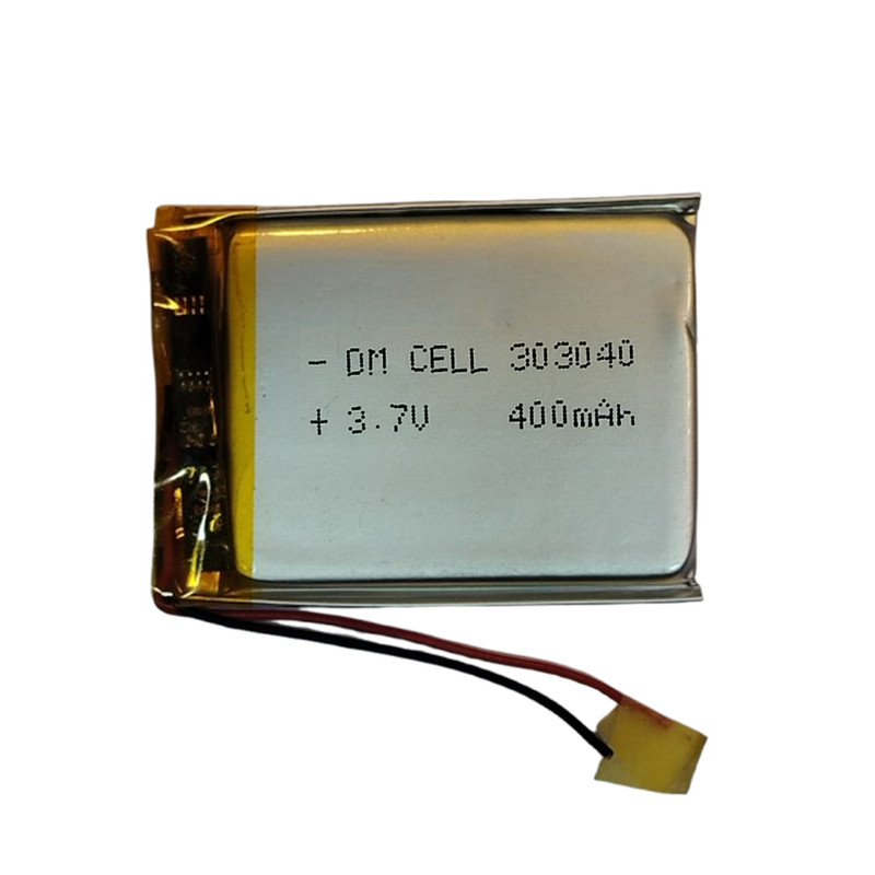 باتری لیتیومی دی ام سل مدل DM-303040 ظرفیت 400 میلی آمپر ساعت