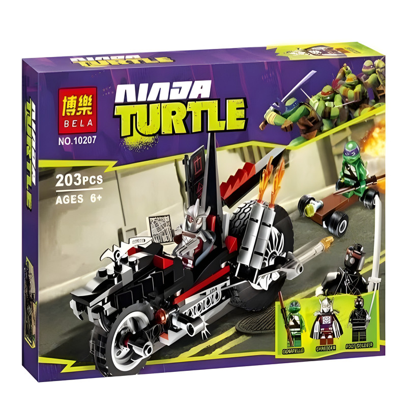 ساختنی 203 قطعه بلا مدل لاک پشتهای نینجا کد 10207