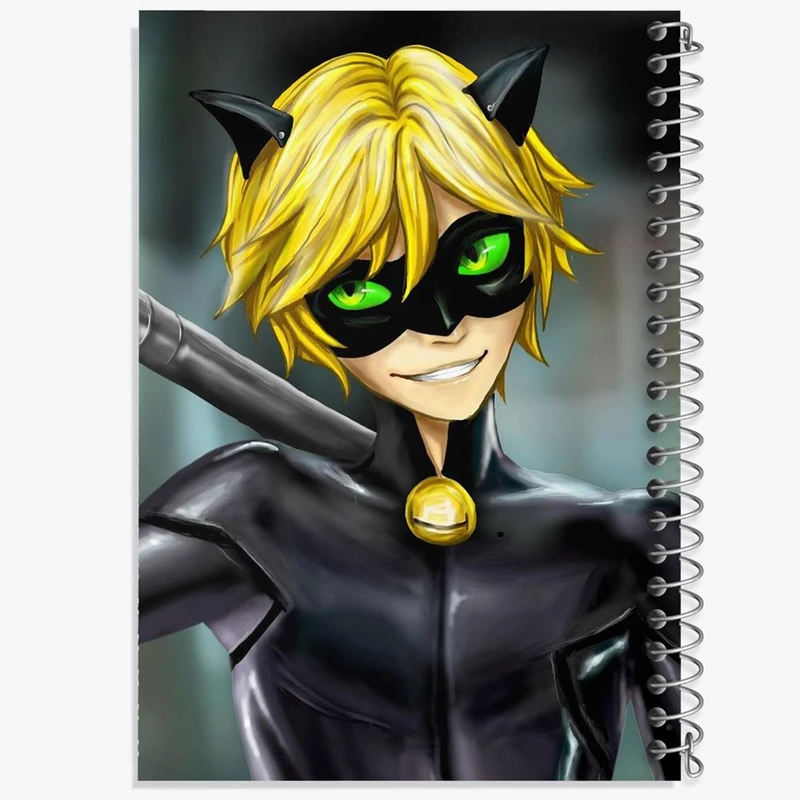 دفتر مشق 50 برگ خندالو مدل پسر گربه ای کد 25011