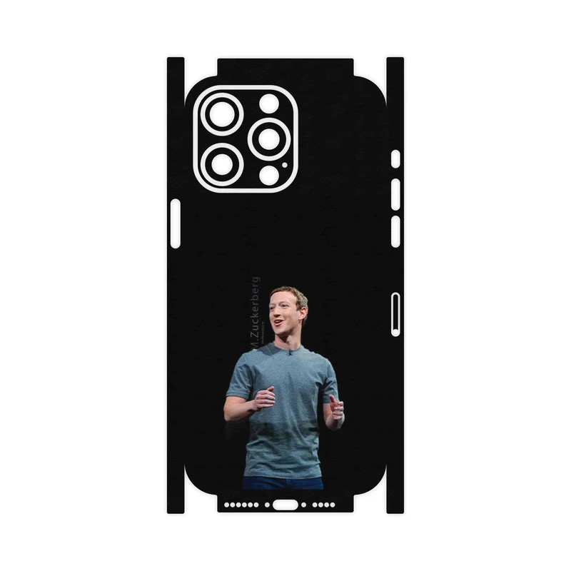 برچسب پوششی ماهوت مدل Mark_Zuckerberg-FullSkin مناسب برای گوشی موبایل اپل iPhone 15 Pro Max