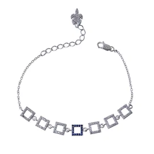      دستبند نقره زنانه بازرگانی میلادی کد DP_093