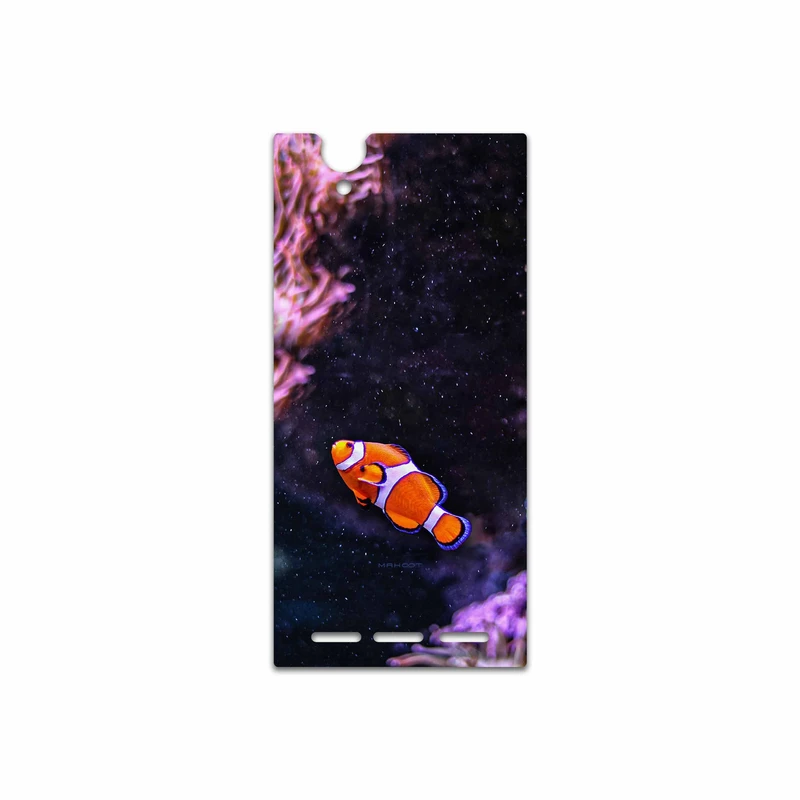 برچسب پوششی ماهوت مدل Clownfish مناسب برای گوشی موبایل سونی Xperia T2 Ultra
