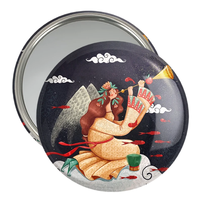 آینه جیبی خندالو مدل نوروز کد 24599