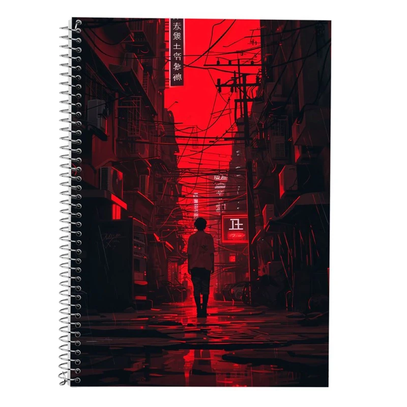 دفتر لغت 50 برگ مدوپد طرح شهر کد DF17394