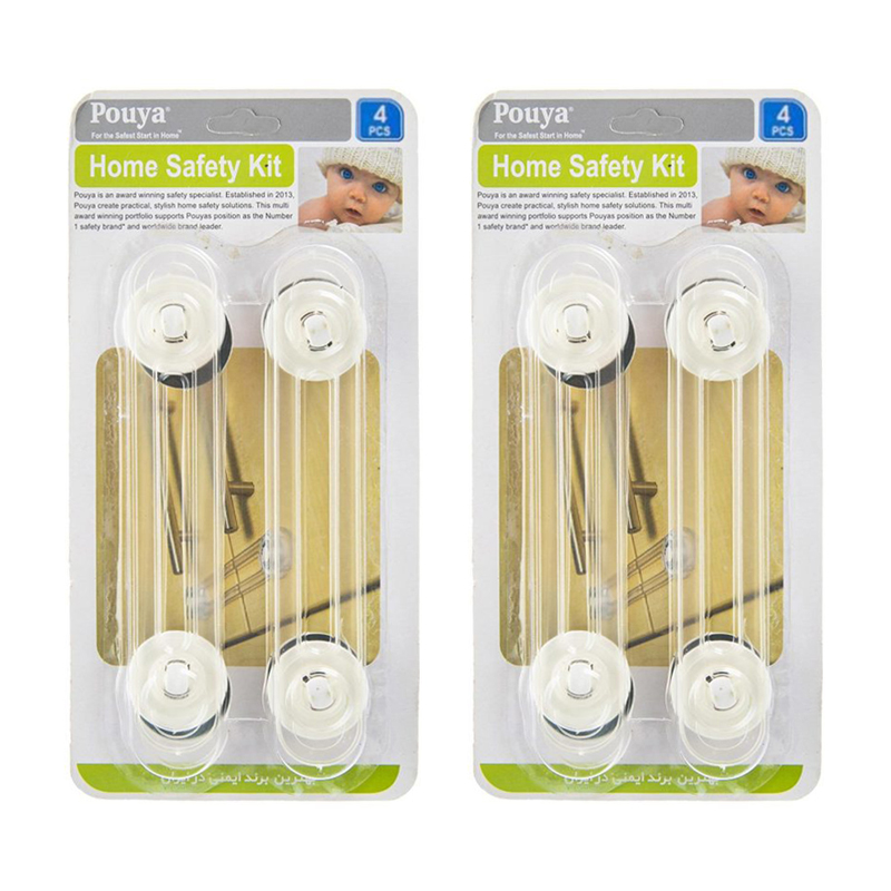 قفل درب کابینت مدل Home Safety Kit دو بسته 4 عددی