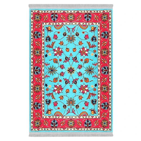 فرش پارچه‌ای دفه مدل فرشینه طرح مدرن کد 8101