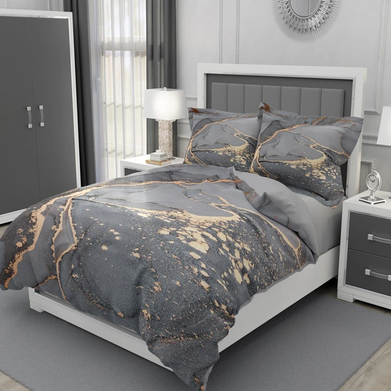 سرویس روتختی مدل ماربل  4570 یکنفره 5 تکه