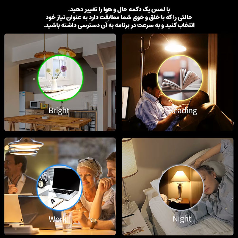 لامپ هوشمند فیلامنتی سونوف مدل B02-F-WiFi پایه E27
