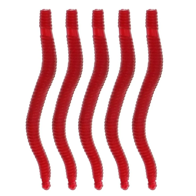 طعمه ماهیگیری بیگ فیش مدل کرم ژله ای بسته 5 عددی