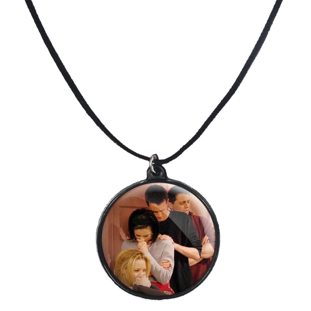 گردنبند پرمانه طرح فرندز کد pmb.18922 مدل دو طرفه