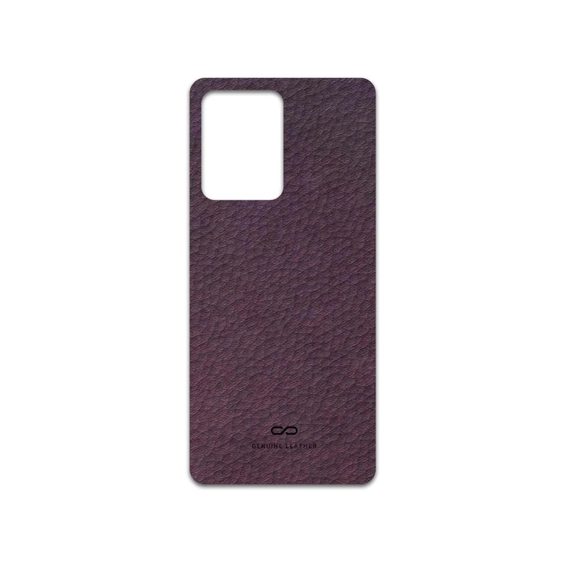 برچسب پوششی ماهوت مدل Purple-Leather مناسب برای گوشی موبایل شیائومی Redmi Note 12 Pro