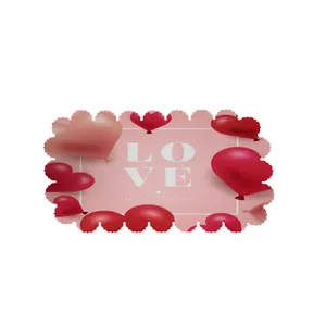   رومیزی طرح قلب  کد 8193R