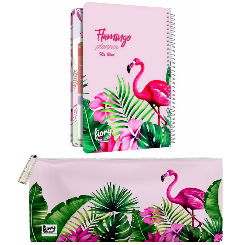 دفتر برنامه ریزی مستر راد طرح فلامینگو مدل روزانه کد fiory 2093 به همراه جامدادی