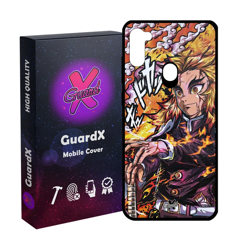 کاور گارد ایکس طرح شیطان کش انیمه مدل Glass10587 مناسب برای گوشی موبایل سامسونگ Galaxy A11/M11