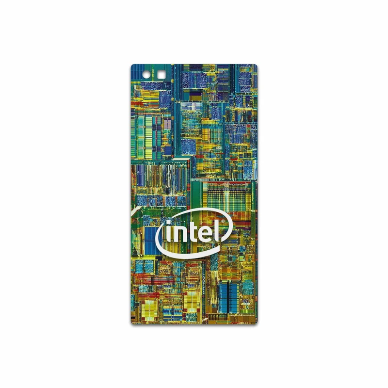 برچسب پوششی ماهوت مدل Intel Brand مناسب برای گوشی موبایل بلک بری Leap