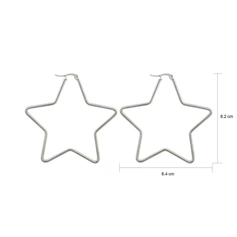 گوشواره زنانه طرح ستاره کد 1281