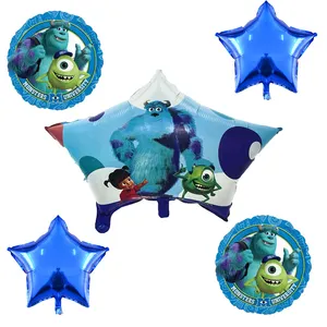 بادکنک فویلی طرح سالیوان کد 970 مجموعه 5 عددی