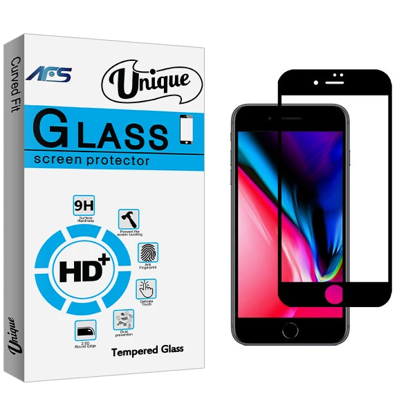 محافظ صفحه نمایش ای اف اس مدل Unique Glass مناسب برای گوشی موبایل اپل iPhone 8 Plus