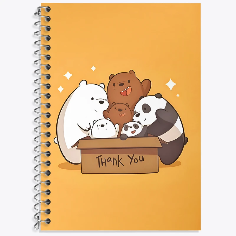 دفتر نت موسیقی 50 برگ خندالو طرح سه خرس کله پوک کد N5344