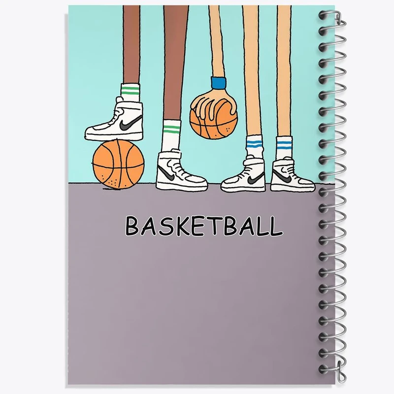 دفتر لیست خرید 50 برگ خندالو طرح بسکتبال Basketball کد 26471