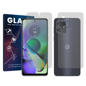 Glass Resistant model matte screen protector suitable for Motorola Moto G54 mobile phone Along with the phone back protector