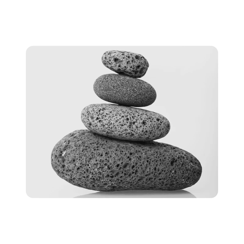 ماوس پد اطلس آبی طرح سنگ رودخانه مدل T7060