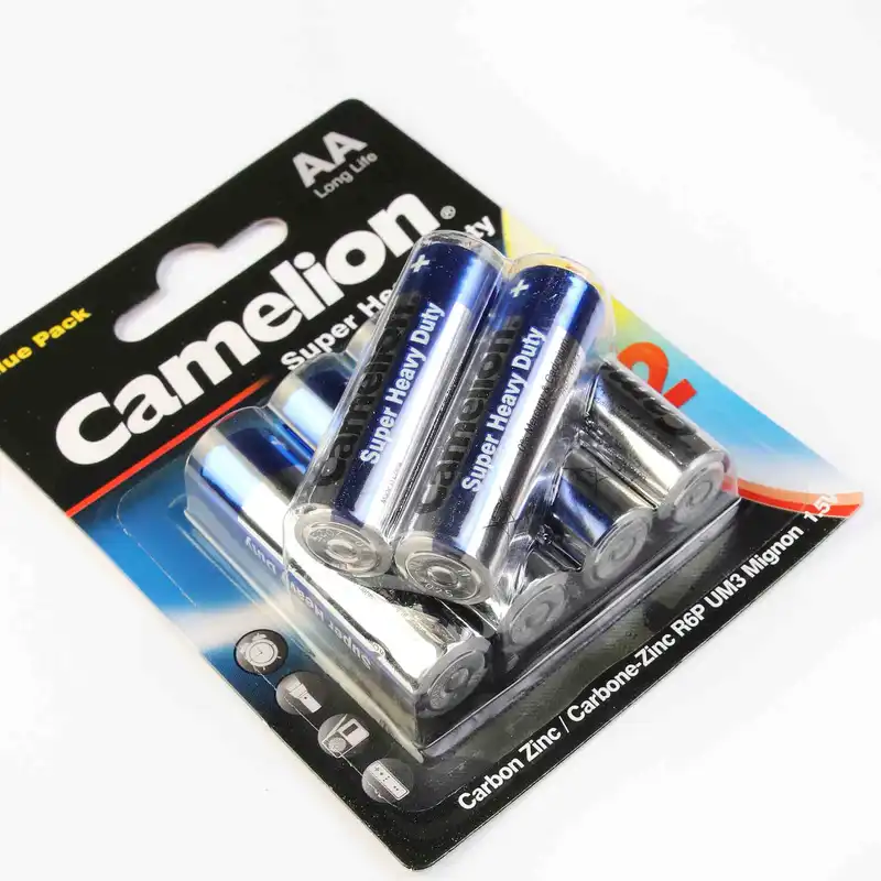 باتری قلمی کملیون مدل super بسته 6 عددی