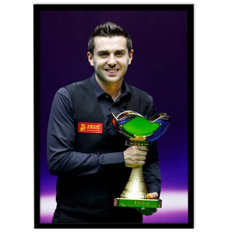 تابلو نوری بکلیت طرح بازیکن اسنوکر و بیلیارد مارک سلبی مدل B-14268