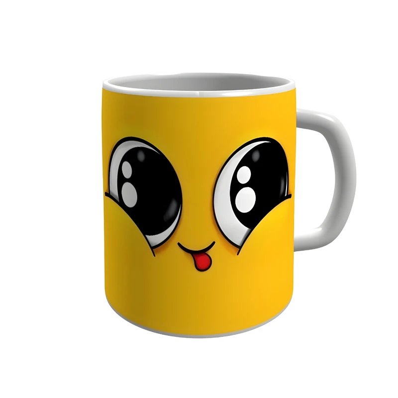 ماگ مدل فانتزی طرح صورتک