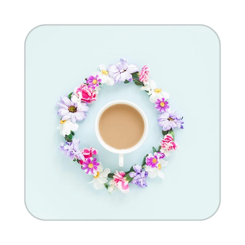 زیر لیوانی کاکتی طرح گل مدل mp16853