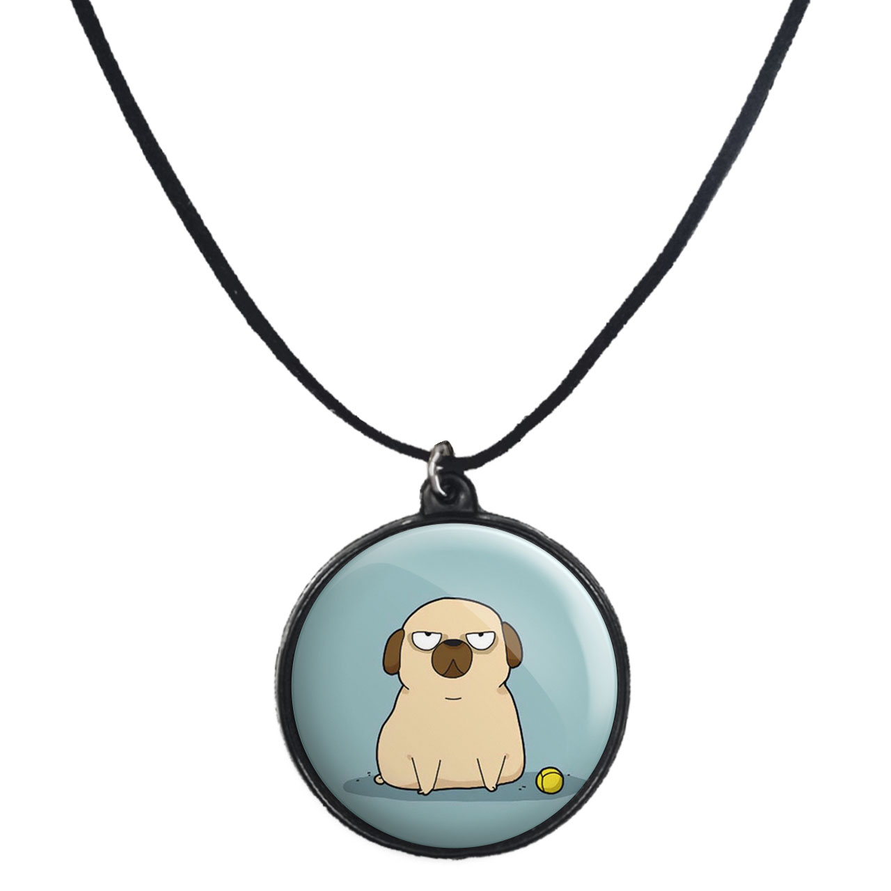 گردنبند پرمانه طرح حیوانات کیوت کد pmb.21494 مدل دو طرفه