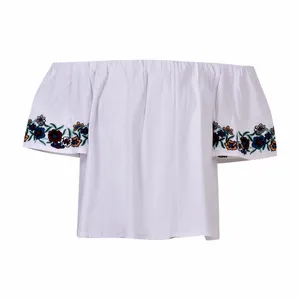 بلوز آستین کوتاه زنانه بادی اسپینر مدل 2986 رنگ سفید