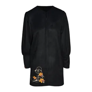 پالتو زنانه مدل گلدوزی گل ارکیده 2973