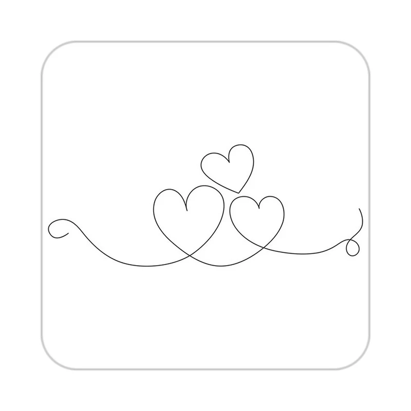 زیر لیوانی کاکتی طرح عاشقانه مدل mp36870