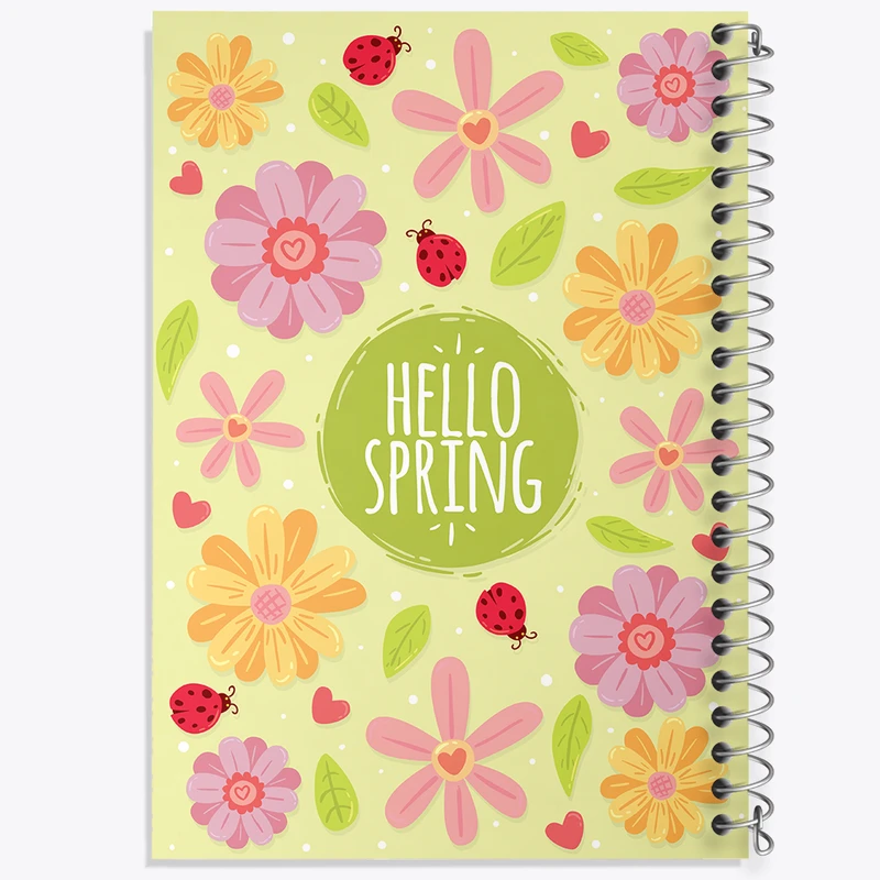 دفتر مشق 50 برگ خندالو طرح بهار کد N258