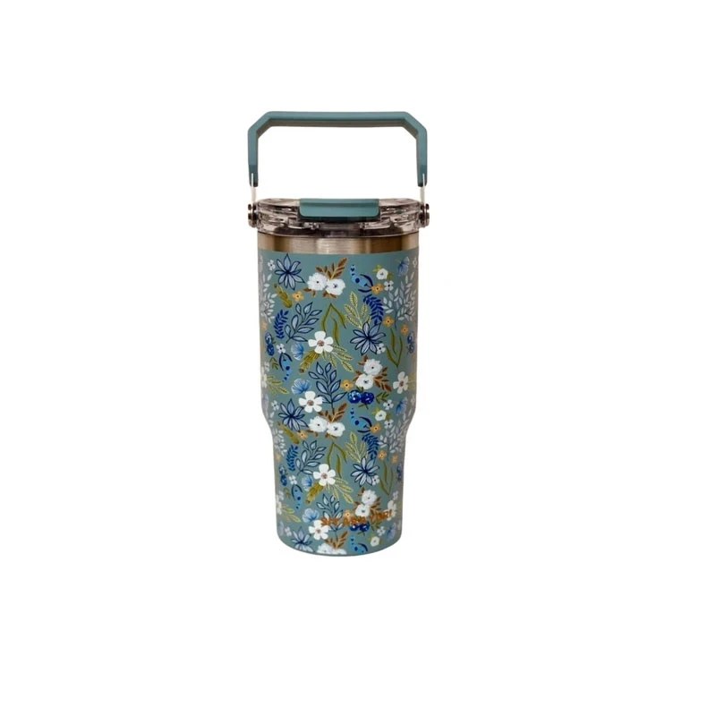 تراول ماگ سیتارایوری مدل گلدار 004 گنجایش 0.6 لیتر