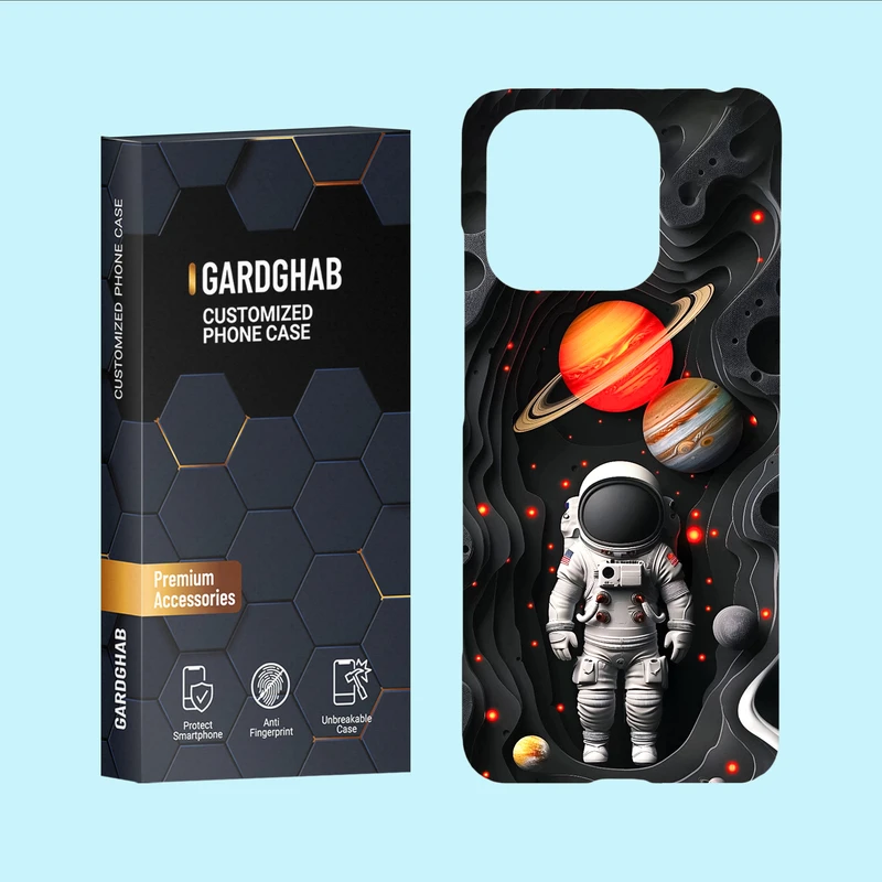 کاور گارد قاب مدل کهکشان مناسب برای گوشی موبایل شیائومی Redmi 12C / Poco C55