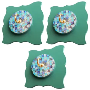 آویز حوله مدل آیرین کد B03 بسته 3 عددی