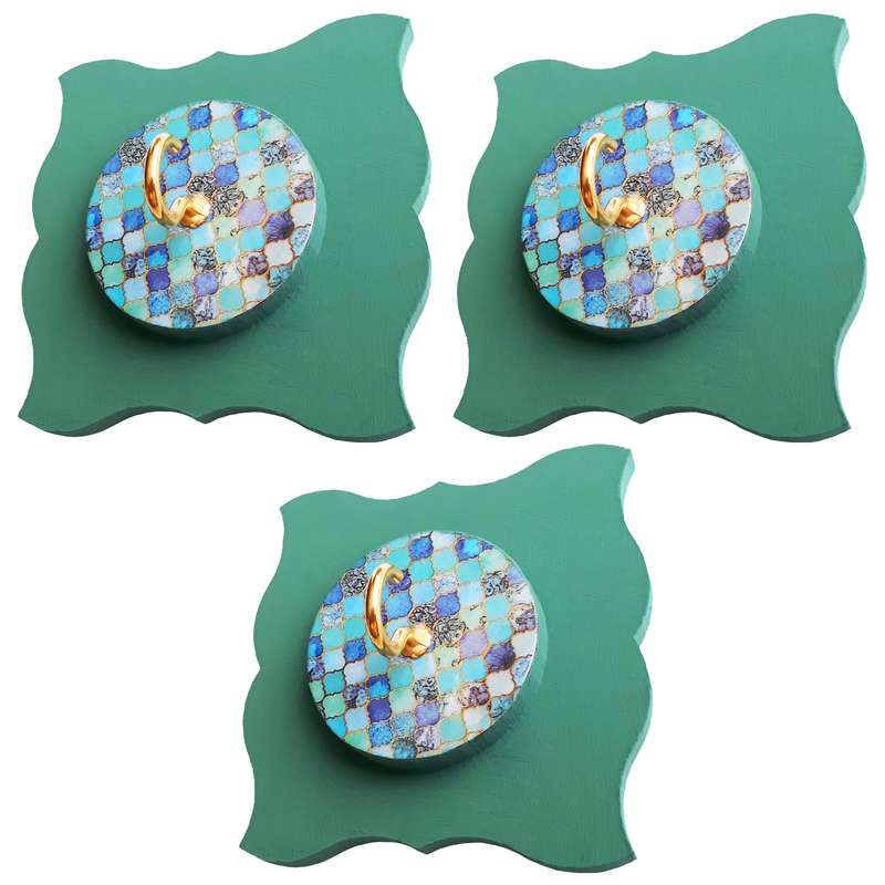 آویز حوله مدل هلن کد AG30 بسته 3 عددی