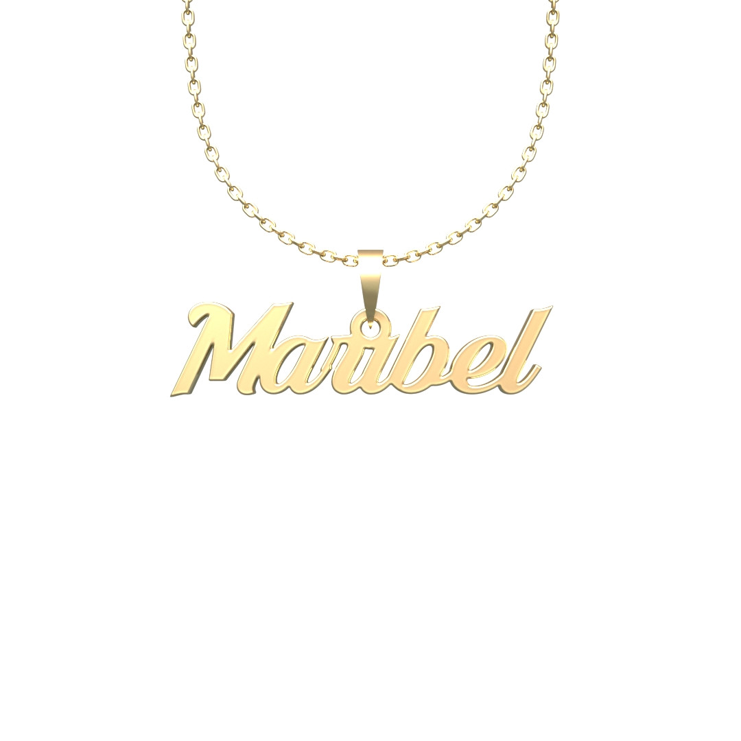 گردنبند طلا 18 عیار زنانه مدوپد مدل Maribel گردنبند طلا 18 عیار زنانه مدوپد مدل Maribel